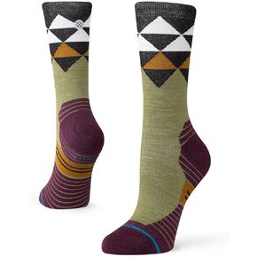 Stance Womens Quadrilateral Light Wool Crew Black Medium