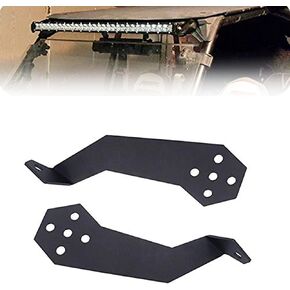 XJMOTO Compatible with 30'' 32'' Straight/Curved LED Light Bar A-Pillar Below Roof Mount Brackets 5 Position Fit Compatible with POLARIS RZR 900 XP1000