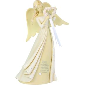 Enesco Foundations Wedding Angel Figurine, 9 Inch, Multicolor