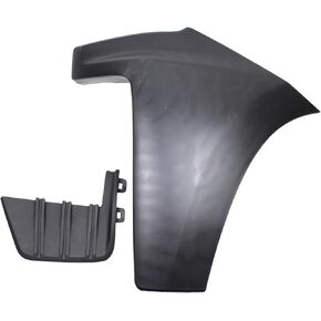 MOTOKU Front Driver Side Bumper End Cap Extension Trim and Bumper Cover Molding for Chevrolet Silverado 1500 2019-2022