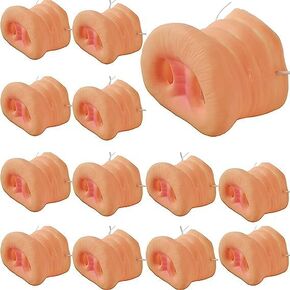 IYWISH Halloween Pig Nose Costume Novelty Pig Nose Pig Snout Halloween Costume Festival Cosplay Costume Animal Mask Pig Nose Hog Snout with Elastic Band Costume Halloween