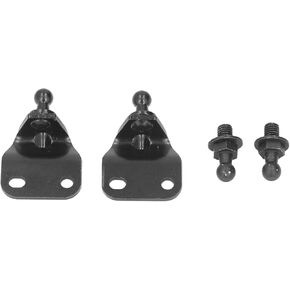 10MM Ball Stud Mounting Bracket, 4 PCS Black Metal Ball Stud Mounting Bracket for Gas Struts Supports Shocks Spring Prop