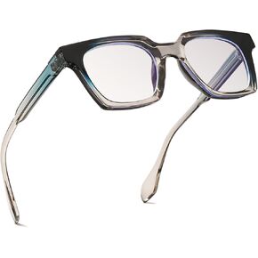 Fashion Square Sunglasses for Womens Men Retro Thick Frame Square Shades Rectangle Sun Glasses