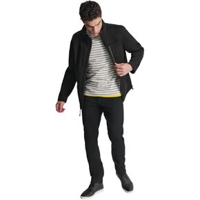 DKNY Men's Water Resistant Soft Sweater Fleece Jacket