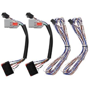 2 Set Conversion Harness Adapter 8 Pin to 22 Pin Tow Mirrors Connector Tow Mirrors Harness Replacement for Ford F150 2015-2018