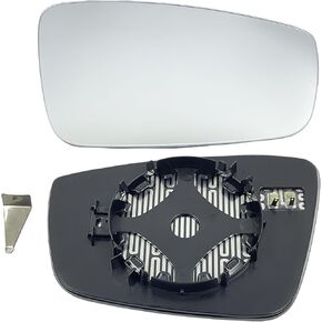 Vw Passenger Side Heated Mirror Glass Compatible with 2011-2018 Volkswagen VW Passat Mirror Glass Beetle Jetta Power Convex Right Side Mirror Glass with Rear Holder