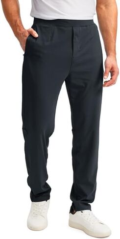 بنطال رياضي رجالي طويل القامة G تدريجي 30 بوصة/32 بوصة/34 بوصة مع جيوب بسحاب سروال تمرين جولف قابل للتمدد للرجال رياضي كاجوال in Kuwait