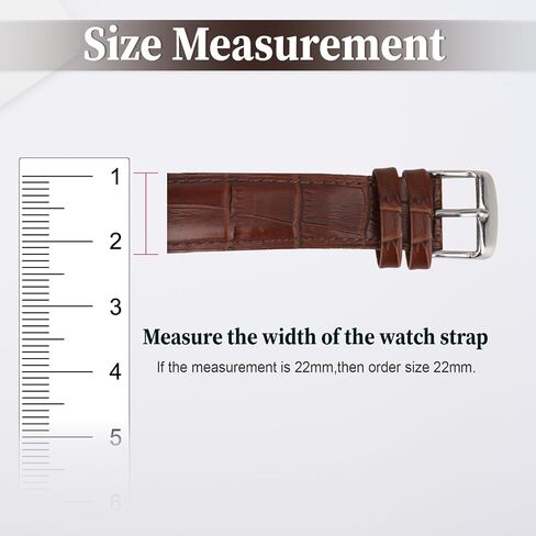 Leather Watch Band Holder Loop, 6 PCS Dark Brown Watch Band Loop Replacement Watch Band Keeper Wristwatch Strap Fastener Rings Retaining Accessories Compatible with Quartz Watches, Smart Watches in Saudi Arabia