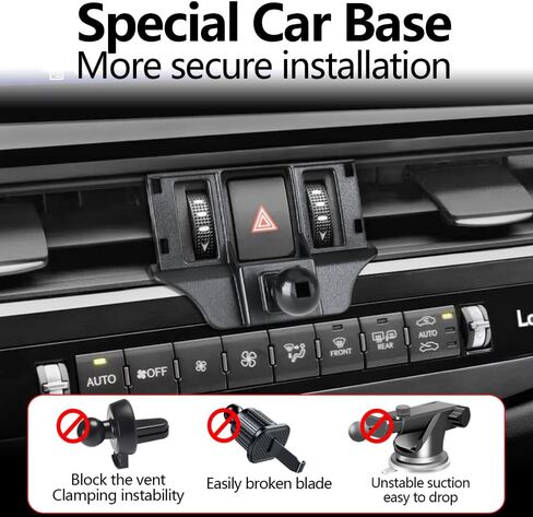 Car Phone Holder Mount for 2019 2020 2021 2022 2023 2024 Lexus ES 350 300h 250 Auto Accessories car Interior Decoration Mobile Cell Smartphone Bracket in Saudi Arabia