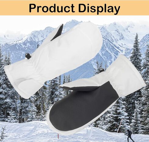 Winter Ski Mittens for Men Women Winter Warm Mitts Windproof Snowboarding Gloves for Cold Weather in Saudi Arabia