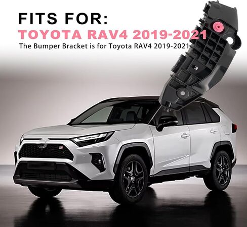 Shelita Front Bumper Cover Bumper Bracket Retainer Set for RAV4 2016-2018 52536-0R060 52535-0R080 1 Pair Right and Left Side in Saudi Arabia