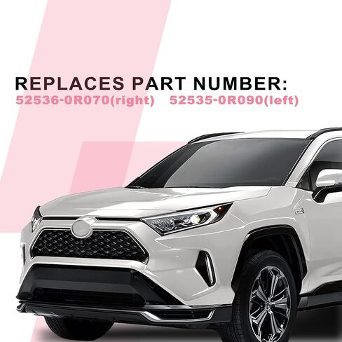 Shelita Front Bumper Cover Bumper Bracket Retainer Set for RAV4 2016-2018 52536-0R060 52535-0R080 1 Pair Right and Left Side in Saudi Arabia