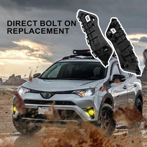 Shelita غطاء المصد الأمامي الوفير قوس التجنيب مجموعة ل RAV4 2016-2018 52536-0R060 52535-0R080 1 زوج الجانب الأيمن والأيسر in Kuwait