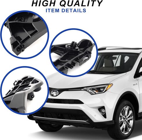 Shelita غطاء المصد الأمامي الوفير قوس التجنيب مجموعة ل RAV4 2016-2018 52536-0R060 52535-0R080 1 زوج الجانب الأيمن والأيسر in Kuwait