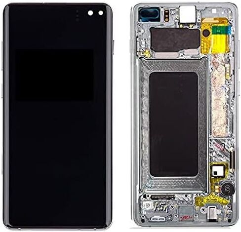 [TFT,Prism White Frame] Amoled LCD for Samsung Galaxy S10+ Plus G975 Digitizer Screen Touch Assembly Replacement LCD Display G975F/DS G975U G975U G975W 6.4 inch by BITANR in Saudi Arabia