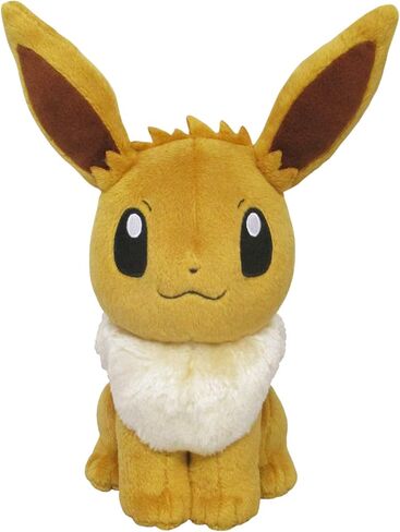 Sanei PP125 Pokemon All Star Collection Sylveon Plush, Brown/a in Kuwait