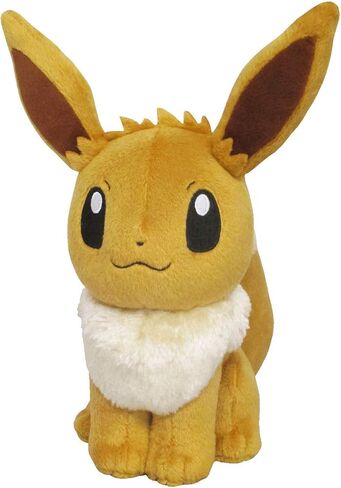 Sanei PP125 Pokemon All Star Collection Sylveon Plush, Brown/a in Kuwait
