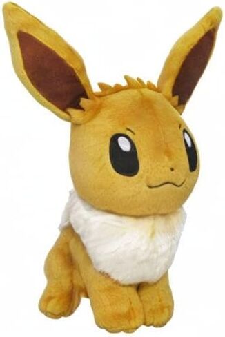Sanei PP125 Pokemon All Star Collection Sylveon Plush, Brown/a in Kuwait