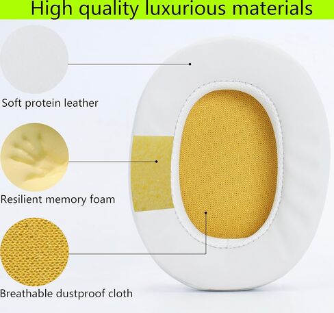 Replacement Ear pad Compatible with Skullcandy Crusher Wireless/Crusher360/Hesh3/Hesh ANC/Hesh Evo/Venue ANC/Crusher Evo/Crusher ANC Headset Ear pad (Gray) in Saudi Arabia