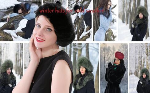 Valpeak Women Winter Berets Real Mink Tail Fur Hat in Saudi Arabia