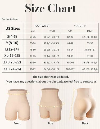 KIWI RATA Womens Seamless Butt Lifter Padded Lace Panties Enhancer Underwear in Saudi Arabia