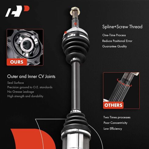 A-Premium CV Axle Shaft Assembly Compatible with Nissan Altima 2004 2005 2006, V6 3.5L, Automatic Transmission, Front Left Driver Side, Replace# 66-6218, 391017Y016 in Saudi Arabia