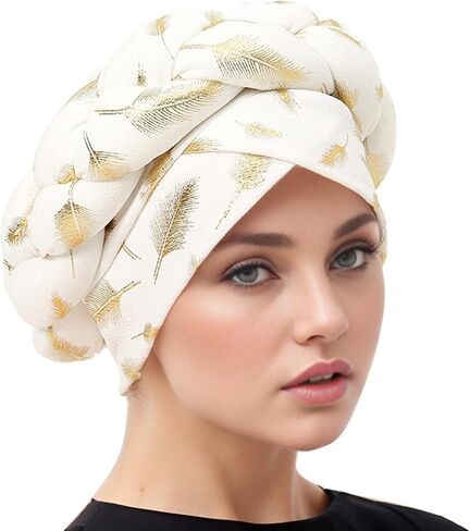 Turban Head Wraps for Women - Hats Beanie Cap for Women Hair Cover for Sleeping Traditional African Headwraps Girls in Saudi Arabia
