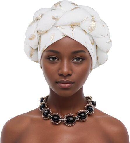 Turban Head Wraps for Women - Hats Beanie Cap for Women Hair Cover for Sleeping Traditional African Headwraps Girls in Saudi Arabia
