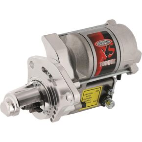 Powermaster Performance 9523 XS Torque Starter Mounting Block w/Nose Cone 200 ft./lb. Torque 18:1 Compression Ratio 4.4-1 Gear Reduction Natural Finish XS Torque Starter
