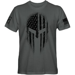 USA American Spartan Patriotic Men's T-Shirt