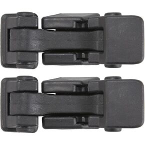 مزلاج غطاء محرك السيارة RLB-HILON متوافق مع Jeep Wrangler JK 2007 2008 2009 2010 2011 2012 2013 2014 2015 2016 2017 سنة، زوج واحد من مزلاج غطاء الرأس مع دعامة