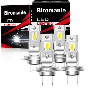 Compatible with Ram ProMaster 1500 2500 3500 (2014-2021) Hi/Lo Beam ; 400% Brightness 18000LM 6000k white light,H7 high beam and H7 Low Beam,Interior lights Bulbs(Pack of 4)