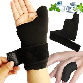 Wrist Ice Packs, Wrist Ice Packs, Gel Gloves, Solid Gloves, Hot and Cold Gel Hand Treatment Gloves for Pain Relief, Arthritis, Finger and Hand Injuries, Carpal Tunnel(A)