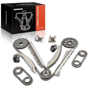 A-Premium 19PCS Engine Timing Chain Kit W/Sprocket & Tensioner & Guide Compatible with Ford, Lincoln & Mercury - Mustang 2003-2004, Aviator 2003-2005, Marauder 2003-2004 - DOHC, V8 4.6L