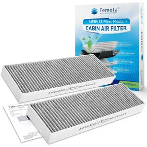 Tested MERV 13 Cabin Air Filter with Activated Carbon, CF8603A for Honda Accord (1998-2002), Acura CL (2001-2003), TL (1999-2003), Replace OE: 80291-S84-A01