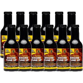 Bardahl Engine Tune-Up and Flush - Engine Restore Motor Oil Additive for Cleaning and Increasing Performance - Car Engine Flusher Treatment - Made to Extend Vehicle Life & Improve Efficiency (12 Pack)