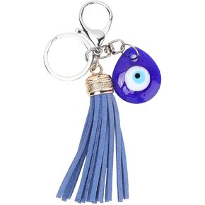 Turkish Blue Evil Eye Keychain Lucky KeyHome Decor Amulets Unique Keychains Pendant Blessing Gift