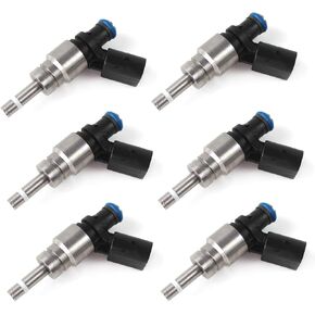 6X Fuel Injectors New Fits For 2008-2012 A4 Quattro A5 Quattro A6 Q5 3.2L Engine Injector Parts, Replace OE 06E906036F