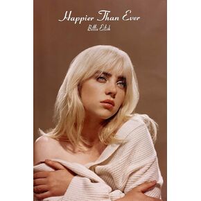 اشترِ الفن بسعر أقل، ملصق فني مرخص رسميًا من Billie Eilish مقاس 24 × 36 بوصة - طباعة زخرفية - ورق ملصق - جاهز للتأطير in Kuwait