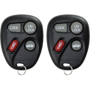 KeylessOption Keyless Entry Remote Car Key Fob Replacement for 16245100-29 (Pack of 2)