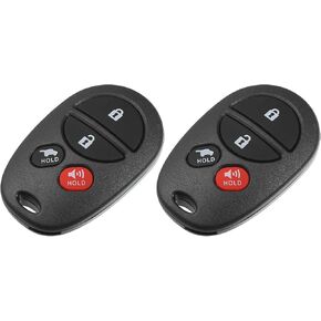 ACROPIX 315 MHz Keyless Entry Remote Key Fob Fit for Toyota Highlander 2008-2013 for Toyota Sequoia 2008-2018 GQ43VT20T - Pack of 2 Black