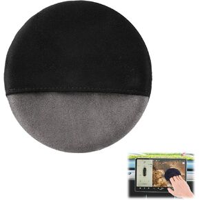 Car Screen Cleaner Cloth, Microfiber Car Accessories Cleaning Pads Round Car Touch Screen Cleaner Wipes for Auto Car Interior Dashboard Display Cleaning