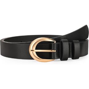JASGOOD Women Leather Belt Fashion Women Belt Ladies Casual PU Leather Belt for Jeans Pants Dress