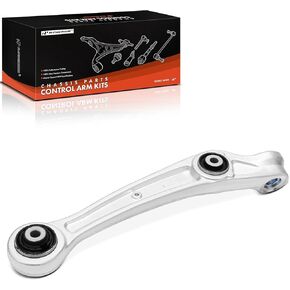 A-Premium Front Left Forward Lower Control Arm, with Bushing, Compatible with Audi - 2008-2012 - A4 (Quattro) & A5 (Quattro) & A6 (Quattro) & A7 (Quattro) & Q5 & S4 & S5