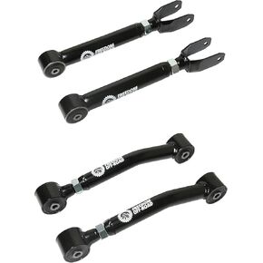 Freedom OffRoad Adjustable Upper + Lower Front Control Arms 0-8" Lift Wrangler Grand Cherokee