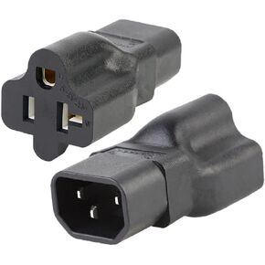 C20 to Nema 5-15R/5-20R Comb AC Power Adapter,2-IN-1 IEC320 C20 to 5-15R & 5-20R AC Power Adapter (C20 to 5-15/20R)