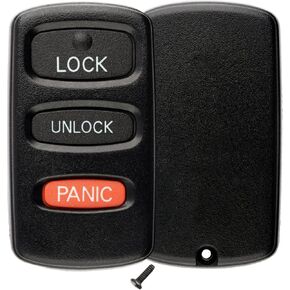 KeylessOption Keyless Entry Remote Case Shell Button Pad Outer Cover Repair For Mitsubishi