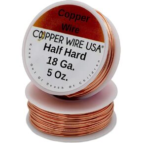 سلك نحاسي مستدير صلب عاري 5 أونصة بكرة نصف صلبة من 12 إلى 30 جرامًا (14 جرامًا - 28 قدمًا) in Kuwait