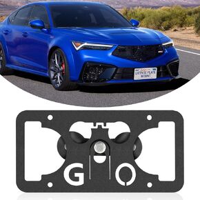 No Drill Front License Compatible with Acura Integra 2023-2024 (4th Gen) No Drill License Plate Mount Car Plate Frame Car Plate Holder License Plate Holder Plate License Plate Bracket