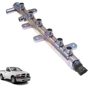 Fuel Rail with Sensor Replacement for Ram 6.7L 2007-2012 Diesel 0445226044 4937282